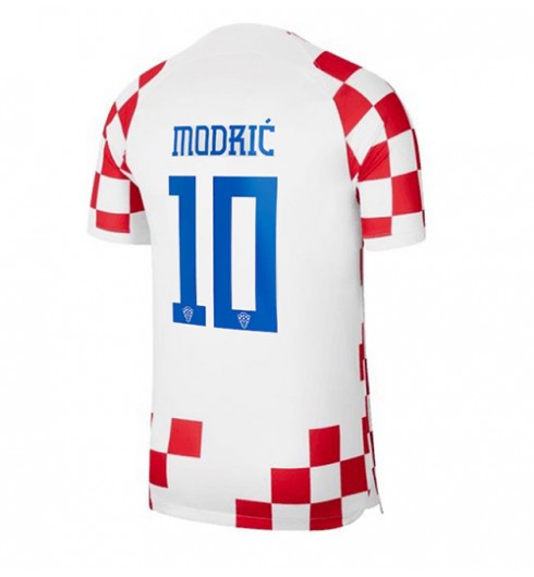 Chorvatsko Luka Modric #10 Domácí Dres MS 2022 Krátký Rukáv